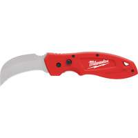 FastBack Hawk Bill Folding Knife, 2-1/4" Blade, Stainless Steel Blade, Plastic Handle Equipex