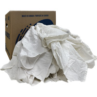 Wiper Rags Box, White, 10 lbs. Equipex