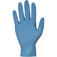Gants jetables RDNPF KeepKleen, Grand, Nitrile, 4 mils, Sans poudre, Bleu, Classe 2 Equipex