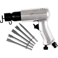 Air Hammer with Chisel Set, 3 CFM, 1/4" NPT, 3500 BPM, 11/16" x 2-5/8" (17.46mm x 66.68mm) Equipex