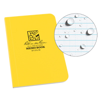 Memo Book, Soft Cover, Yellow, 112 Pages, 3-1/2" W x 5" L Equipex
