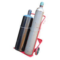 Chariot pour bouteilles, Roues Caoutchouc moul&eacute;, Base de 25-1/2"la x 7"lo, 350 lb Equipex