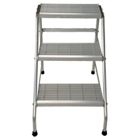Aluminum Step Stand, 3 Steps, 34-9/16" x 22-13/16" x 30" High Equipex