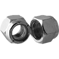 NTU Thin Heavy Series Locknut Nylon Insert, 3/4"-10 Dia., Zinc Plated Equipex