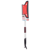 Balai &agrave; neige anti&eacute;gratignures, T&eacute;lescopique, lame Mousse de CAV/E, 52" Longueur, Rouge Equipex