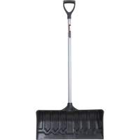 Snow Pusher, Polypropylene Blade, D-Grip Handle, 24-1/2" W Equipex