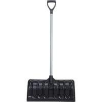 Snow Pusher, Polypropylene Blade, D-Grip Handle, 24-1/2" W Equipex