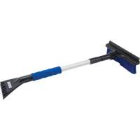 Brosse &agrave; neige t&eacute;lescopique, T&eacute;lescopique, lame Polypropyl&egrave;ne, 32-1/2" Longueur, Bleu Equipex