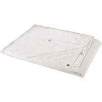 Tarp, Heavy-Duty, White, 40' x 30' x 6 mils Equipex
