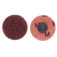 Quick-Change Buffing Disc, 2" Dia., Medium Grit, Aluminum Oxide Equipex