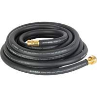 Tuyau en caoutchouc de calibre entrepreneur, Caoutchouc, 5/8" dia x 25' Equipex