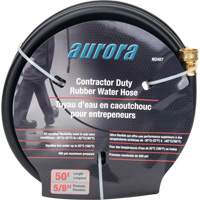 Tuyau en caoutchouc de calibre entrepreneur, Caoutchouc, 5/8" dia x 50' Equipex