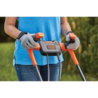 Lawn Mower with Comfort Grip Handle, Push Walk-Behind, Electric, 15" Cutting Width Equipex