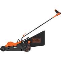 Lawn Mower with Comfort Grip Handle, Push Walk-Behind, Electric, 17" Cutting Width Equipex