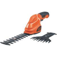 2-in-1 Garden Shear/Shrubber, Battery Powered, 3.6 V, 4"/6" Cutting Width Equipex