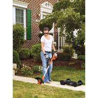 Ensemble de tondeuse compacte sans fil 3 en 1 20 V Max*, Pouss&eacute;e, &agrave; pile, Largeur de coupe 12" Equipex