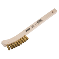 Petites brosses de nettoyage, Laiton, 2 x 9 rangs de fils, Longueur 8-5/8 Equipex