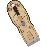 Ergonomic Razor Scrapers, Carbon Steel Blade, 1-1/2" Wide, Rubber Handle Equipex