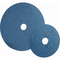 BlueFire&reg; F826P Fibre Discs, Zirconia Alumina, 24, 7" Dia x 7/8" Arbor Equipex