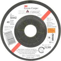 Meule flexible Green Corps, 4-1/2" x 1/8", Arbre 7/8", C&eacute;ramique, Type 27 Equipex