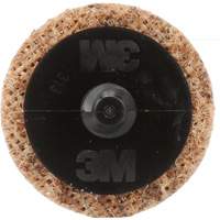 Disque de conditionnement de surface Roloc Scotch-Brite, 1-1/2" dia., Grain Cors&eacute;, Oxyde d'aluminium Equipex