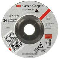 Meule flexible Green Corps, 5" x 1/4", Arbre 7/8", C&eacute;ramique, Type 1 Equipex