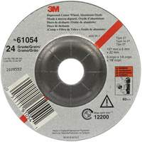 Depressed Centre Grinding Wheel, 5" x 27, Aluminum Oxide Equipex