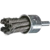 Brosses mont&eacute;es &agrave; fils nou&eacute;s, 1" dia., dia. Des fils 0,02", Tige 1/4" Equipex