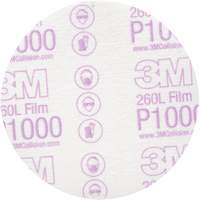 Hookit Finishing Film Disc, 5" Dia., P1000 Grit, Aluminum Oxide Equipex