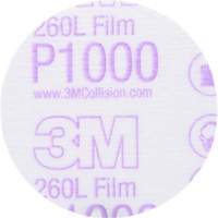 Gold Hookit Disc, 3" Dia., P1000 Grit, Aluminum Oxide, C-Weight Equipex