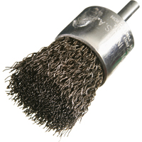 Crimped Wire End Brushes, 3/4", 0.014" Fill, 1/4" Shank Equipex
