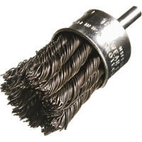 Brosses mont&eacute;es &agrave; fils nou&eacute;s, 1/2" dia., dia. Des fils 0,014", Tige 1/4" Equipex
