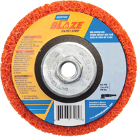 Blaze Rapid Strip Non-Woven Depressed Center Disc - 4-1/2", 4-1/2" Dia., Coarse Grit Equipex
