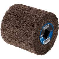 Tambour de conditionnement de surface Pro-Line, 4" dia. x 4" la, 3/4" Arbre, Grain Cors&eacute;, Oxyde d'aluminium Equipex