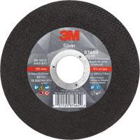 Silver Cut-Off Wheel, 4-1/2" x 0.04", 7/8" Arbor, Type 1, Ceramic, 13300 RPM Equipex