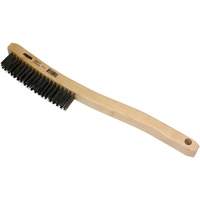 Brosse de nettoyage, Acier inoxydable, 3 x 19 rangs de fils, Longueur 13-11/16" Equipex