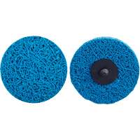 Vortex Rapid Blend Non-Woven Quick-Change Abrasive Disc, 3" Dia., Medium Grit, Aluminum Oxide Equipex