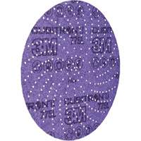 Cubitron II Hookit Film Disc 775L, 5" Dia., 80+ Grit, Ceramic, F-Weight Equipex
