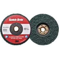 Scotch-Brite Clean & Strip XT Pro Extra Cut Disc, 4-1/2" Dia., Extra Coarse Grit, Aluminum Oxide Equipex