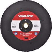 Scotch-Brite Clean & Strip XT Pro Disc, 7" Dia., Extra Coarse Grit, Silicon Carbide Equipex
