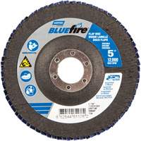 Bluefire Flap Disc, 5" x 7/8", Type 29, 40 Grit, Zirconia Alumina Equipex