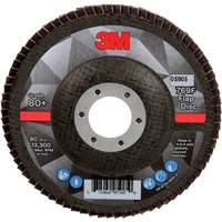 769F Quick Change Flap Disc, 4-1/2" x 7/8", Type 27, 80+ Grit, Ceramic Equipex