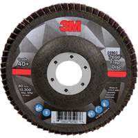 769F Quick Change Flap Disc, 4-1/2" x 7/8", Type 27, 40+ Grit, Ceramic Equipex