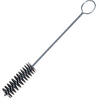 Twisted Steel Tube Brush, 1/8" Dia. x 1" L, 6" Overall Length Equipex