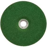 Meule &agrave; moyeu d&eacute;port&eacute; Green Corps, 7" x 1/8", Arbre 7/8", C&eacute;ramique, Type 27 Equipex