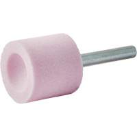 Meule mont&eacute;e vitrifi&eacute;e, A38, Oxyde d'aluminium, 1" dia., 1" lo, 80 Grain Equipex