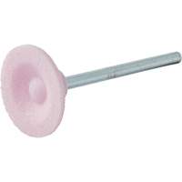 Meule mont&eacute;e vitrifi&eacute;e, B81, Oxyde d'aluminium, 3/4" dia., 3/16" lo, 80 Grain Equipex