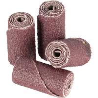 341D Sanding Cartridge Roll, 80 Grit, 1/2" Dia., Aluminum Oxide, 1" L, 1/8" Arbor Equipex