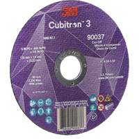 Cubitron 3 Cut-Off Wheel, 5" x 0.045", 7/8" Arbor, Type 1, Ceramic, 12250 RPM Equipex