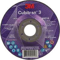 Cubitron 3 Cut & Grind Wheel, 4-1/2" x 5/32", 7/8" Arbor, Type T27, 36+ Grit, Ceramic Equipex